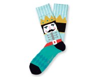 TWO LEFT FEET SOCKS NUTCRACKER S/M