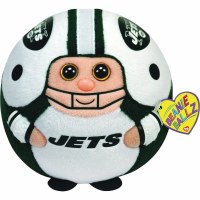 TY BEANIE BALLZ XL  NY JETS