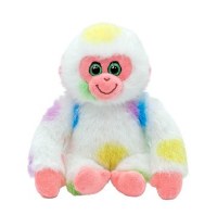 TY FLO POLKA DOT MONKEY 13"