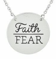 UNIQUELY YOU NECKLACE FAITHER OVER FEAR