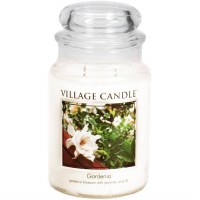 VILLAGE CANDLE LG JAR GARDENIA
