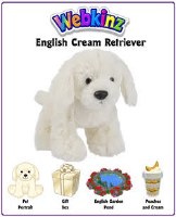 WEBKINZ ENGLISH CREAM RETRIEVER