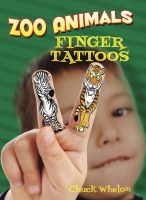 DOVER ZOO ANIMALS FINGER TATTOOS