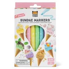 TIGER TRIBE SCENTED SUNDAE MARKERS