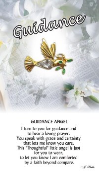 THOUGHTFUL ANGEL PIN GUIDANCE