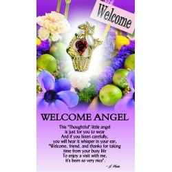 THOUGHTFUL ANGEL PIN WELCOME