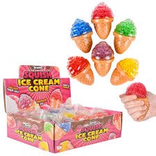 TN 3.5" SQUISHY BEADED ICE CREAM CONE