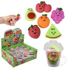 TN SQUISHY STRETCHY FRUIT CUP 6PC