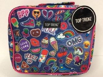 TOP TRENZ LUNCH BOX PATCH DENIM