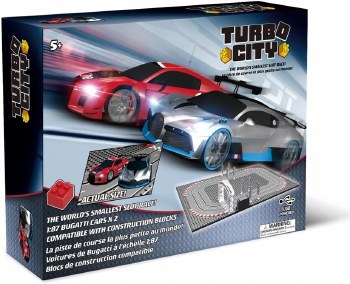 TURBO CITY SLOT RACE LARGE SET
