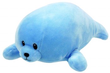 TY BABY BLUE SQUIRT SEAL MEDIUM