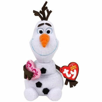 TY BEANIE BABY OLAF W/HEART