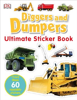 ULTIMATE STICKER BOOK DIGGERS &amp; DUMPERS