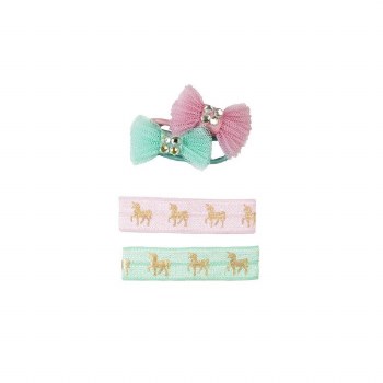 UNICORN HAIR TIES &amp; BOWS
