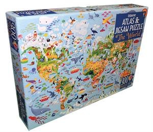 USBORNE BOOK &amp; PUZZLE THE WORLD
