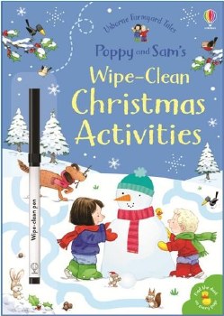 USBORNE LITTLE WIPE CLEAN XMAS ACTIVITY