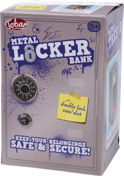 METAL LOCKER BANK