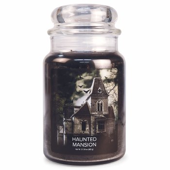 VILLAGE CANDLE LG DOME HAUNTED MANSION