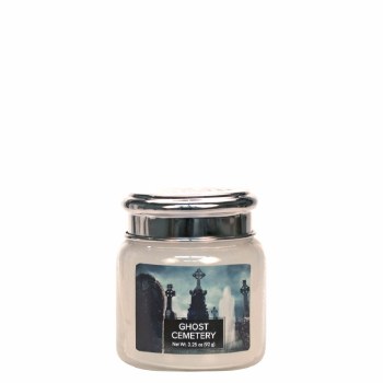 VILLAGE CANDLE PETITE JAR GHOST CEMETERY