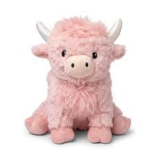 WARMIES HIGHLAND COW PINK