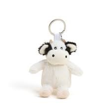 WARMIES KEYRING COW