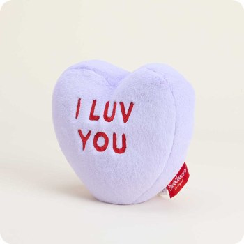WARMIES SWEETHEARTS PURPLE I LUV YOU