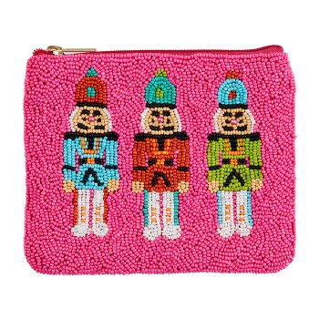 MUD PIE BEADED PURSE NUTCRACKERS