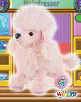 WEBKINZ PINK POODLE DOG