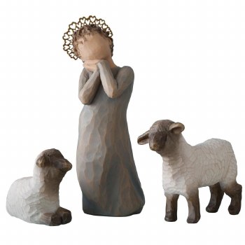 WILLOW TREE LITTLE SHEPHERDESS SET/3