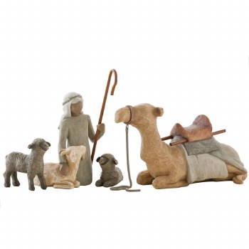 WILLOW TREE SHEPHERD &amp; STABLE ANIMALS