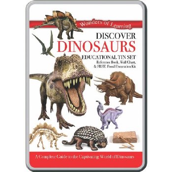 WONDERS OF LEARNING TIN DINOSAURS