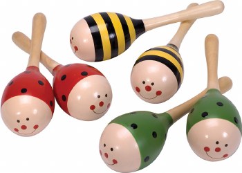 WOODEN MARACAS