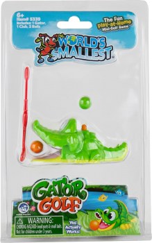 WORLD'S SMALLEST GATOR GOLF