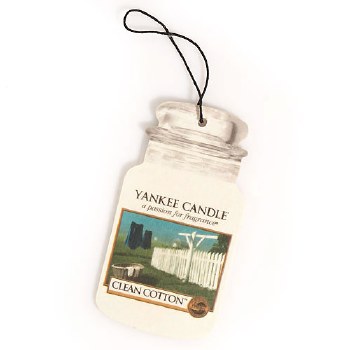 YANKEE CAR JAR CLEAN COTTON