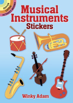 DOVER STICKER BOOK  INSTRUMENTS