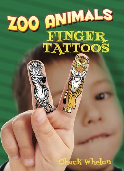 DOVER ZOO ANIMALS FINGER TATTOOS