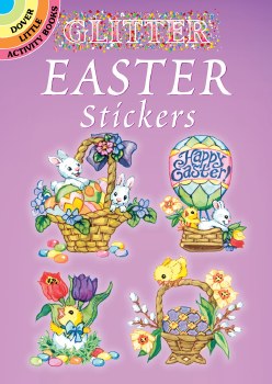 DOVER STICKER BOOK  GLITTER EASTER