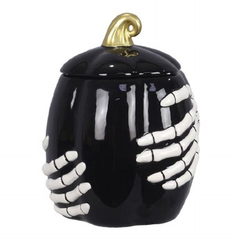 YOUNGS SKELETON HAND GOODIE JAR