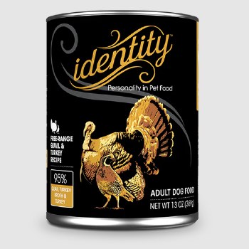 Identity - Quail &amp; Turkey  Recipe - Canned Dog Food - 13 oz