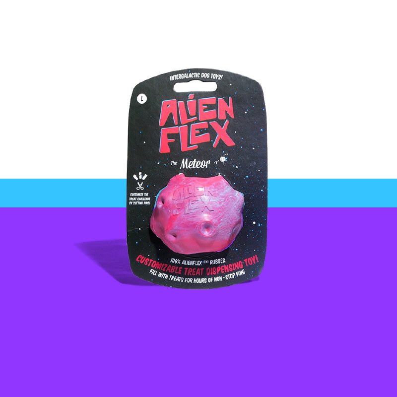 alien flex dog toy