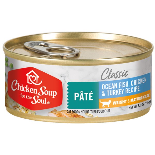 Chicken Soup For The Soul Classic Weight Mature Care Ocean Fish Chicken Turkey Pate Canned Cat Food 5 5oz Phydeaux Chapel Hill