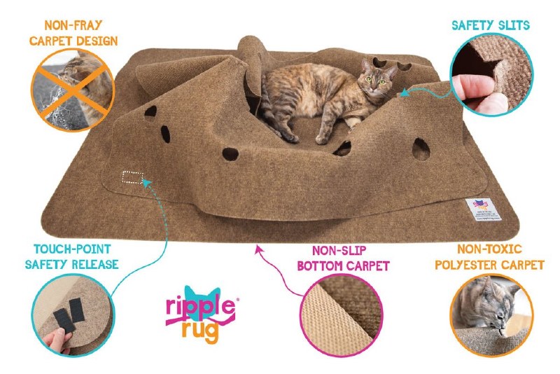 ripple rug cat toy