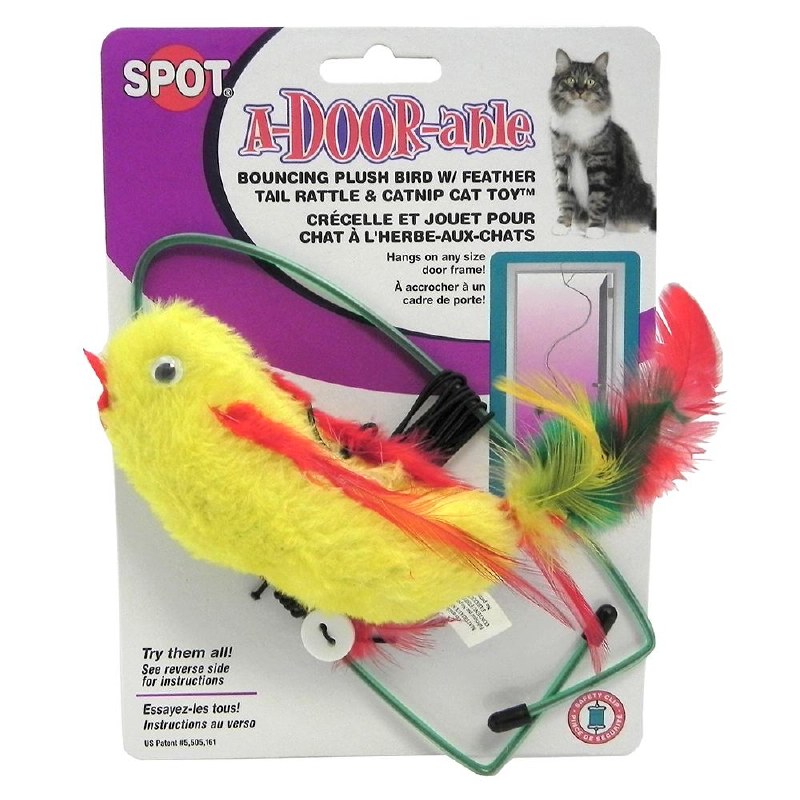 door cat toy