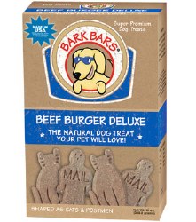 Bark Bars - Dog Treats - Beef Burger Deluxe - 12 oz
