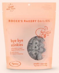 Bocce's Bakery - Dailies - Bye Bye Stinkies - Soft and Chewy Dog Treats - 6 oz