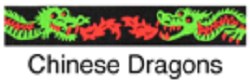 Beastie Bands - Cat Collar - Chinese Dragons