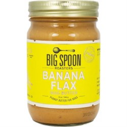 Big Spoon Roasters - Banana Flax Wag Butter - Dog Treats - 13 oz