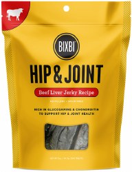 Bixbi Hip and Joint - Beef Liver Jerky - Dog Treats - 5 oz