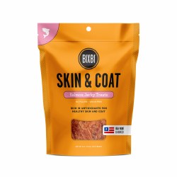 Bixbi Skin and Coat - Salmon Jerky - Dog Treats - 4 oz
