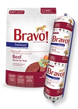 IN STORE AND CURB-SIDE PICK UP ONLY - Bravo - Balance Beef Chub - Raw Dog Food - 5 lb